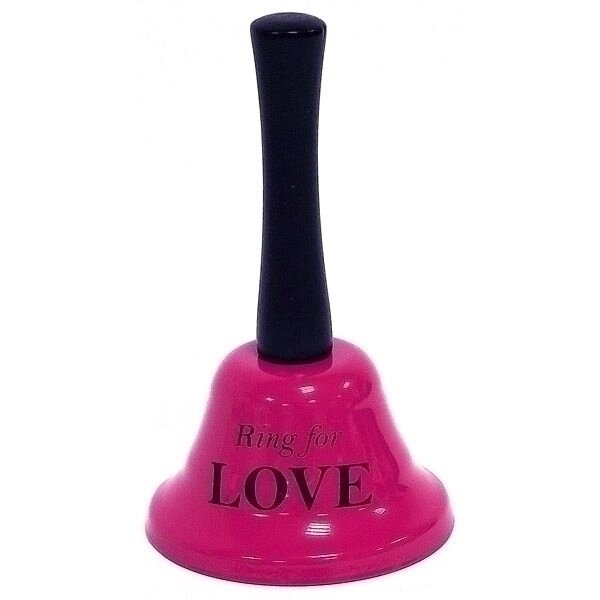 Колокольчик Ring for LOVE розовый Эврика от компании Магазин сувениров и подарков "Особый Случай" в Челябинске - фото 1