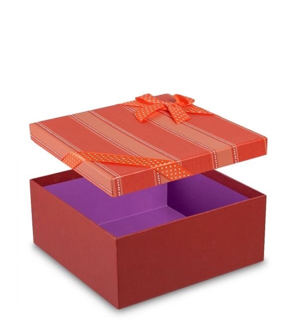 Коробка подарочная "Яркая тесьма" малая от компании Магазин сувениров и подарков "Особый Случай" в Челябинске - фото 1
