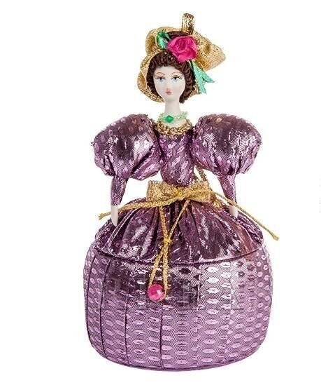 Кукла-шкатулка "Дама в нарядном платье", в ассортименте от компании Магазин сувениров и подарков "Особый Случай" в Челябинске - фото 1