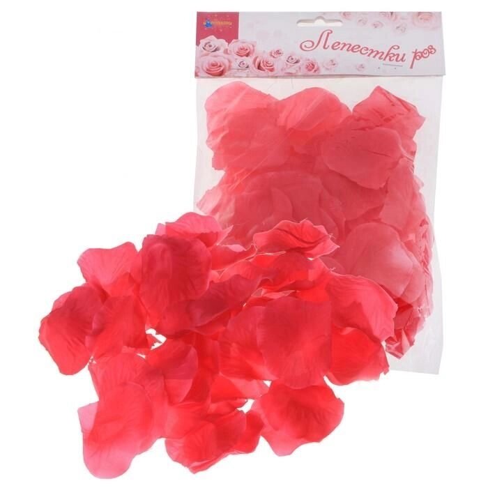 Лепестки роз, цвета фуксии, с запахом от компании Магазин сувениров и подарков "Особый Случай" в Челябинске - фото 1