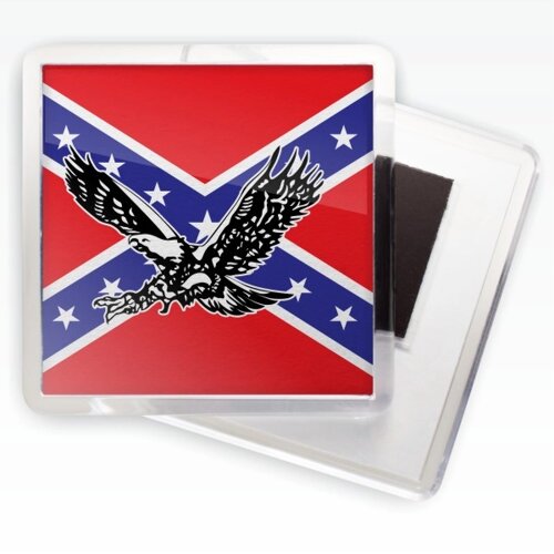 Магнитик «Флаг Конфедерации с орлом»195