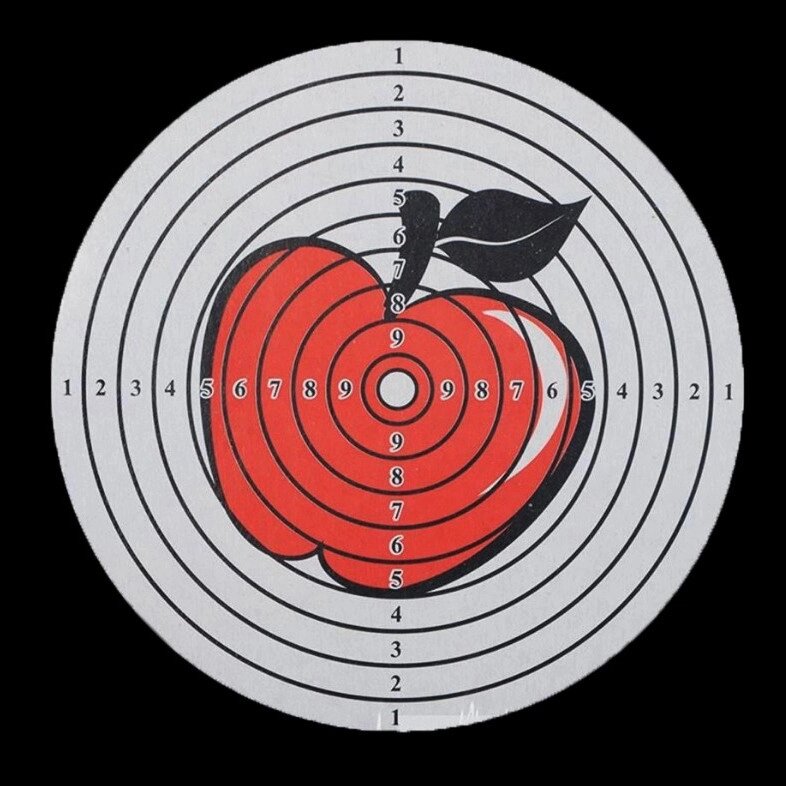 Мишень Remington "Яблоко" (уп. 50шт.) от компании Магазин сувениров и подарков "Особый Случай" в Челябинске - фото 1