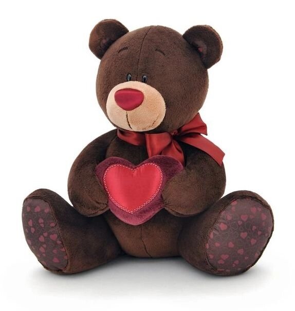 Мягкая игрушка «Медведь мальчик Choco с сердцем» Orange Toys от компании Магазин сувениров и подарков "Особый Случай" в Челябинске - фото 1