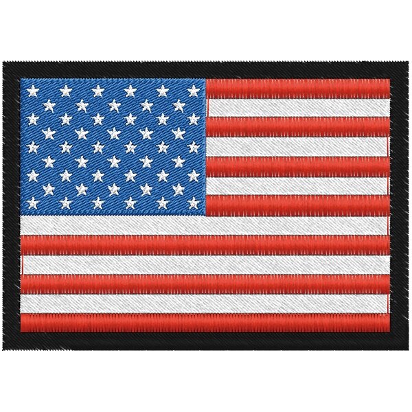 Нашивка флаг США от компании Магазин сувениров и подарков "Особый Случай" в Челябинске - фото 1