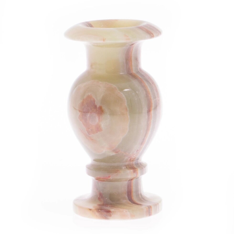 Настольная ваза из камня оникс 6,2х12 см (2,5х5) от компании Магазин сувениров и подарков "Особый Случай" в Челябинске - фото 1