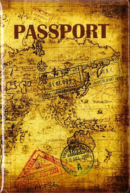 Обложка на паспорт "Карта" от компании Магазин сувениров и подарков "Особый Случай" в Челябинске - фото 1