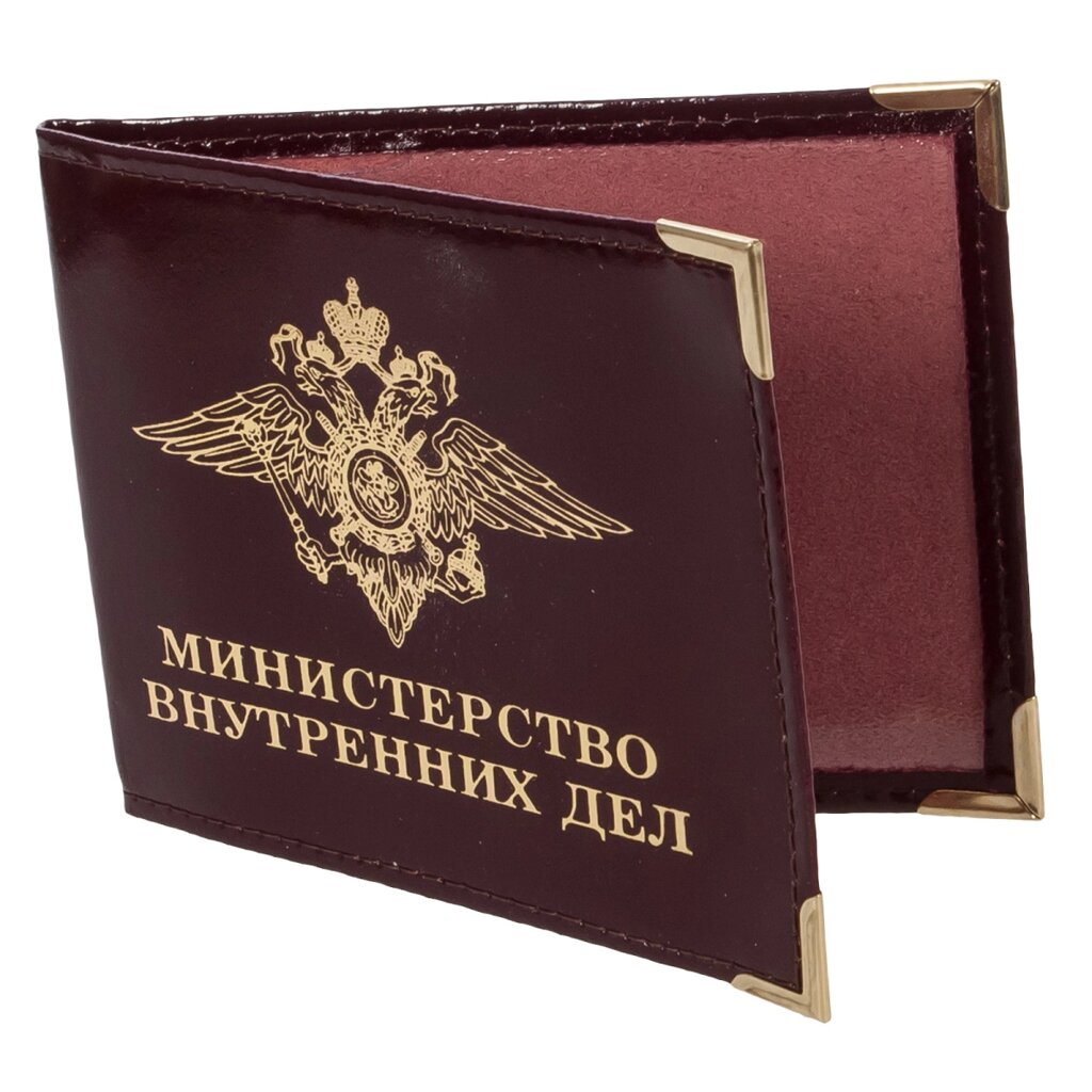 Обложка на удостоверение "Министерство внутренних дел" от компании Магазин сувениров и подарков "Особый Случай" в Челябинске - фото 1
