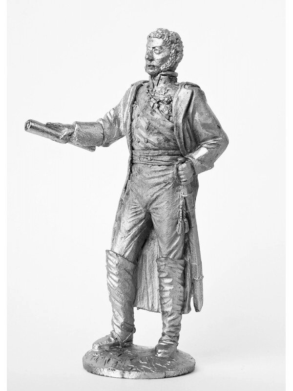 Оловянная фигурка Багратион, 1812 г. от компании Магазин сувениров и подарков "Особый Случай" в Челябинске - фото 1