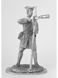 Оловянный солдатик Бомбардир артиллерийского полка 1706 г.