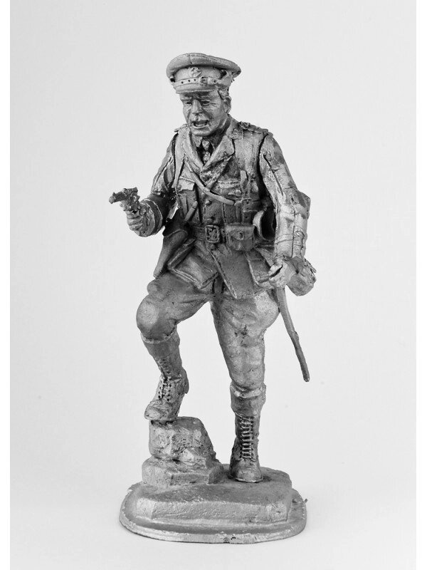Оловянный солдатик Британский офицер, 1914 г. от компании Магазин сувениров и подарков "Особый Случай" в Челябинске - фото 1