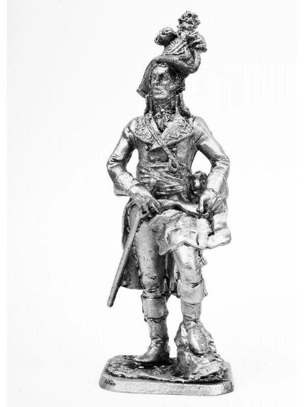 Оловянный солдатик Дивизионный генерал. Франция, 1798 год от компании Магазин сувениров и подарков "Особый Случай" в Челябинске - фото 1