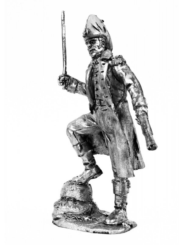 Оловянный солдатик Лейтенант старой гвардии Наполеона 1812 год от компании Магазин сувениров и подарков "Особый Случай" в Челябинске - фото 1