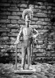 Оловянный солдатик Офицер вюртенбергского полка