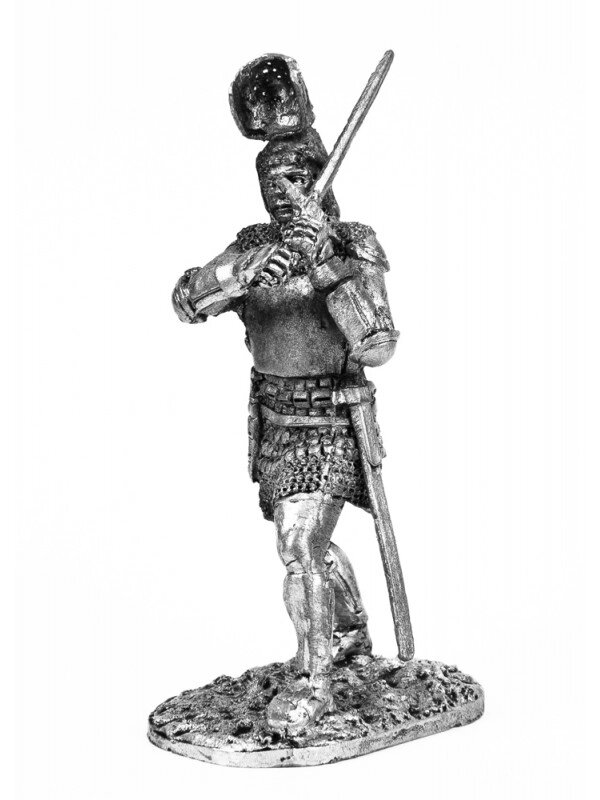 Оловянный солдатик Рыцарь с открытым забралом, 1420 г. от компании Магазин сувениров и подарков "Особый Случай" в Челябинске - фото 1