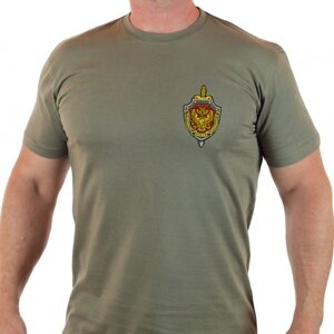 Оливковая футболка "ФСБ России"