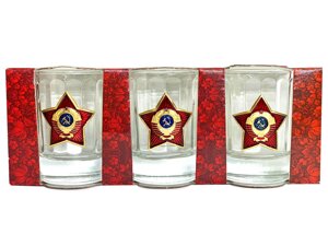 Подарочный набор стопок «Советская милиция»