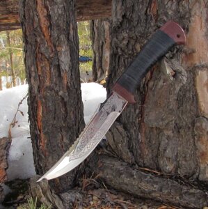 Нож туристический НС-22 (40Х10С2М) гравировка (Златоуст) в Челябинской области от компании Магазин сувениров и подарков "Особый Случай"