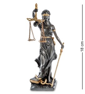 WS-655 Статуэтка ''Фемида - богиня правосудия''