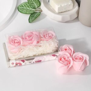Набор «Вдохновляй красотой» 3 мыльных лепестка в подарочной коробке