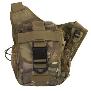 Армейская тактическая сумка на плечо MOLLE (камуфляж Multicam)