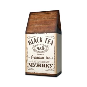Подарочный чай в коробке "Настоящему мужику (виски)" 50 гр.