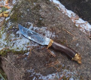 Туристический нож "Лесник" 95х18 с гравировкой, Ворсма