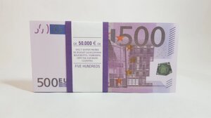 Блокнот пачка 500 Евро