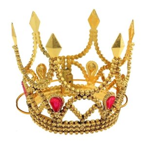 Корона "Принцессы" на веревочке золото