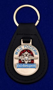 Брелок с жетоном МВД "Полиция" в Челябинской области от компании Магазин сувениров и подарков "Особый Случай" в Челябинске