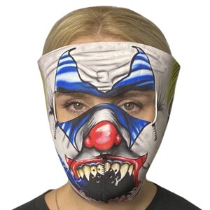 Медицинская антивирусная маска c ярким принтом Skulskinz Joker