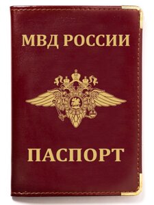 Обложка на паспорт с гербом МВД России
