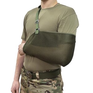 Бандаж для поддержки плеча (олива) для фиксации при структурных повреждениях анатомии плеча M