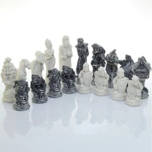 Фигуры шахматные "Русские сказки" комплект 32 шт.