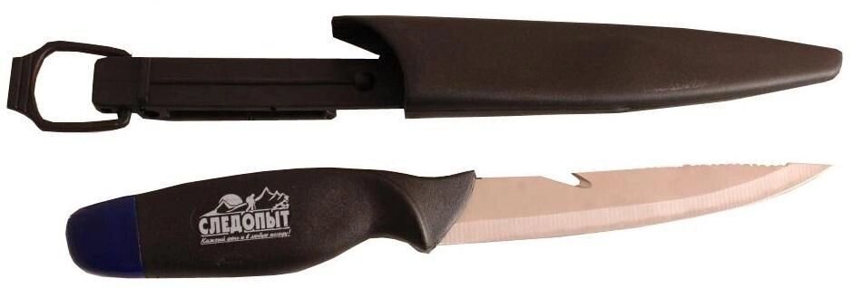 Нож разделочный &quot;Следопыт&quot; нетонущий, клинок 140 мм, в чехле - фото