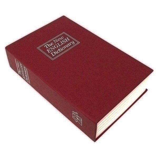 Книга сейф The New English Dictionary (Английский словарь) большая, красная 26 см. - характеристики