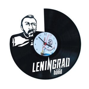 Часы-пластинка "Ленинград", кварцевый механизм, плавный ход