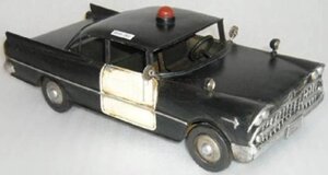 Декоративная ретро модель, полицейский автомобиль "CHEVROLET IMPALA" 1958 г.