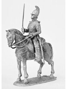 Оловянный солдатик Обер-офицер драгунского полка, 1812-14 г. г.