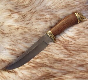 Охотничий нож Сокол Дамаск литьё (Ворсма)