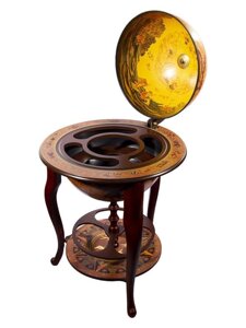 Глобус-бар напольный "Версаль" большой, сфера 45 см., Ptolemaeus