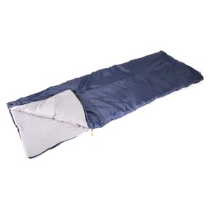 Спальный мешок-одеяло "Следопыт - Camp", 200х75 см., до 0 С, 3х слойный, цв. темно-синий PF-SB-37