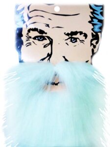 Карнавальная Борода белая (на резинке) в Челябинской области от компании Магазин сувениров и подарков "Особый Случай" в Челябинске