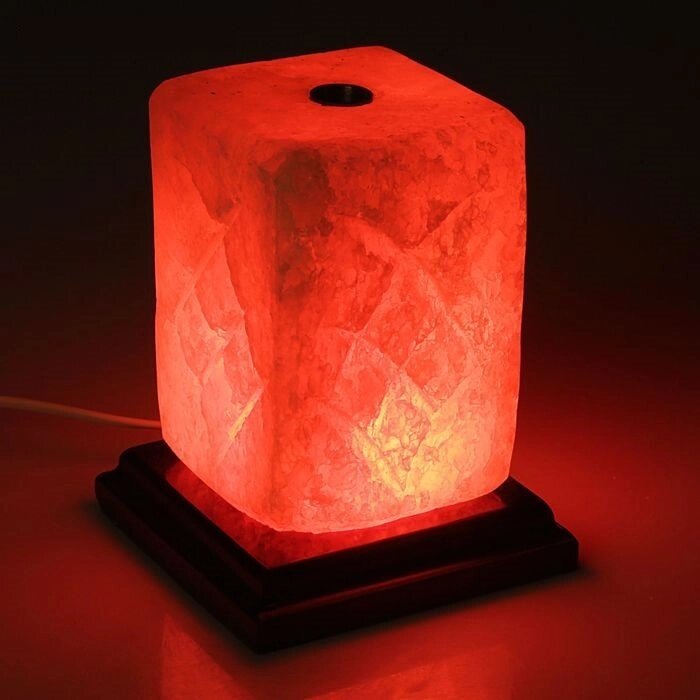 Светильник соляной &quot;Китайский фонарик&quot;, с ароматизатором, цельный кристалл, 2-3 кг - Россия