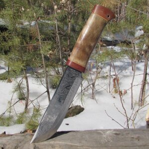 Нож туристический НС-06 (40Х10С2М) гравировка (Златоуст) в Челябинской области от компании Магазин сувениров и подарков "Особый Случай" в Челябинске