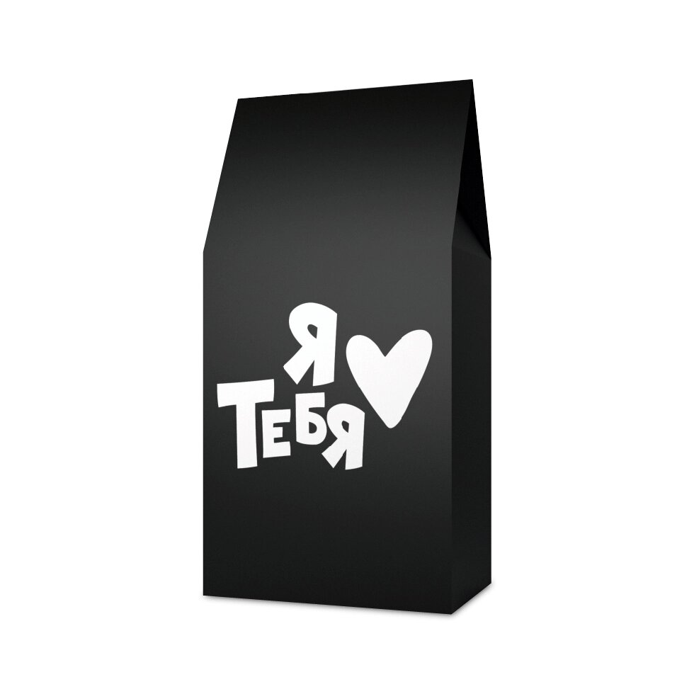 Подарочный чай в коробке "Я тебя сердечко" ч/б 50 гр. от компании Магазин сувениров и подарков "Особый Случай" в Челябинске - фото 1