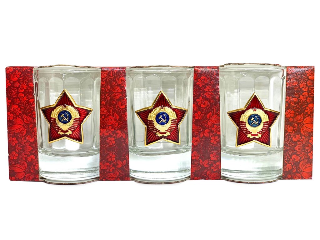 Подарочный набор стопок «Советская милиция» от компании Магазин сувениров и подарков "Особый Случай" в Челябинске - фото 1