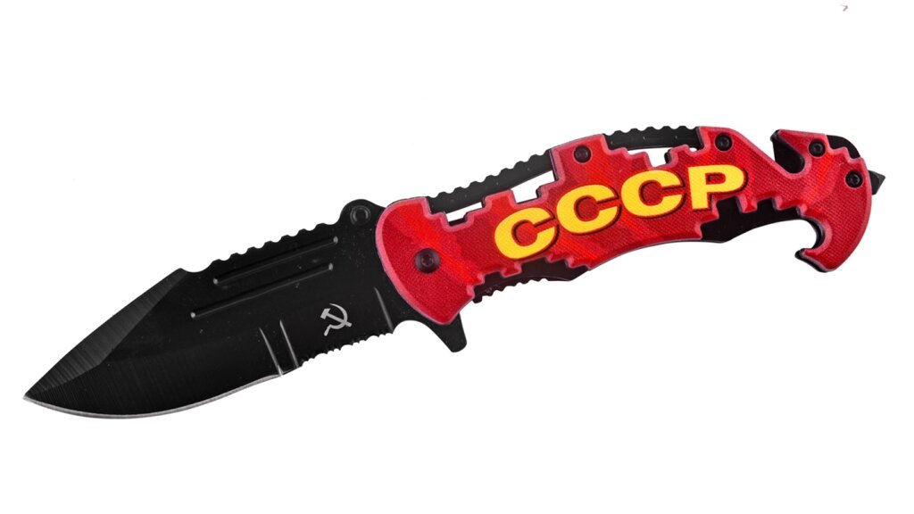 Подарочный нож с символикой СССР от компании Магазин сувениров и подарков "Особый Случай" в Челябинске - фото 1