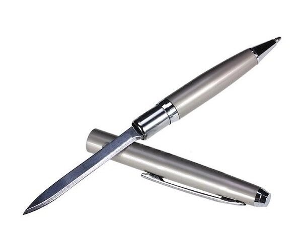 Ручка-нож 003 - Silver в блистере (City Brother) от компании Магазин сувениров и подарков "Особый Случай" в Челябинске - фото 1