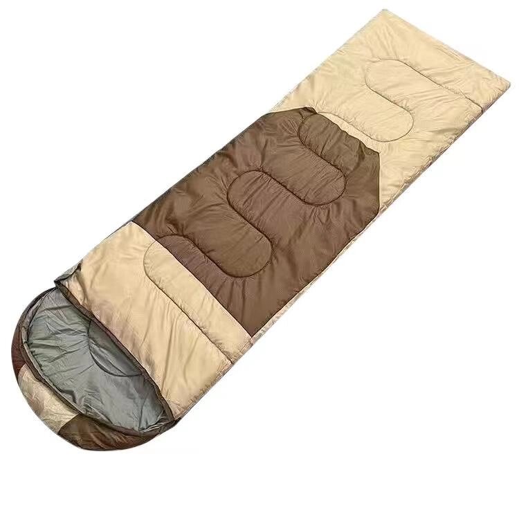 Спальный тёплый мешок 2.4 кг (хаки+песок) от компании Магазин сувениров и подарков "Особый Случай" в Челябинске - фото 1