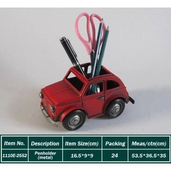 Стакан для карандашей "Авто Cooper", красный от компании Магазин сувениров и подарков "Особый Случай" в Челябинске - фото 1